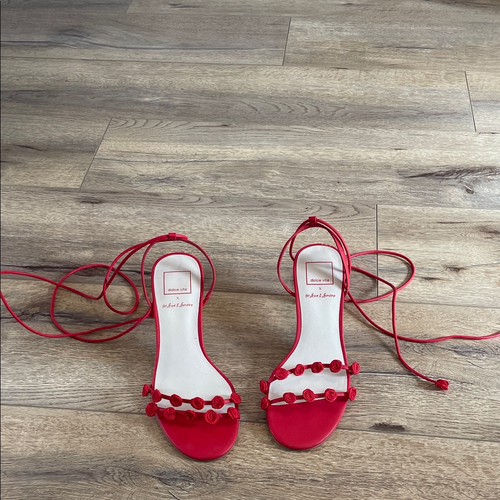 Dolce Vita x For Love & Lemons Strappy heels